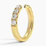 Lyric Diamond Open Ring (3/4 ct. tw.) Yellow Gold 18k Wedding Band