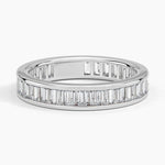 Channel Set Baguette Eternity Lab Diamond Ring (1 1/2 ct. tw.) Platinum Eternity Band