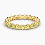 Eternity Yellow Lab Diamond Ring (2 ct. tw.) Yellow Gold 18k Eternity Band