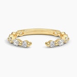 Versailles Diamond Open Ring (1/2 ct. tw.) Yellow Gold 18k Wedding Band
