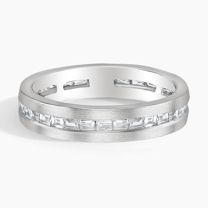 Equator Eternity Lab Diamond 4.5mm Wedding Ring (1 1/8 ct. tw.) Platinum Eternity Band