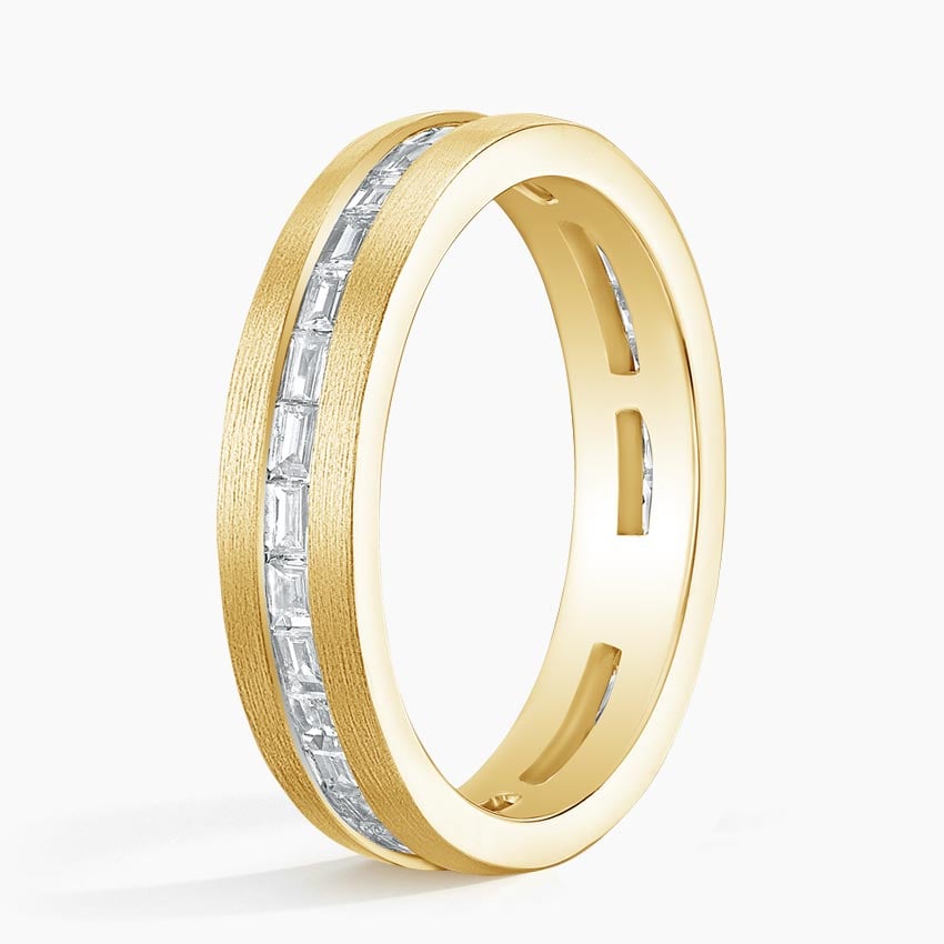 Equator Eternity Lab Diamond 4.5mm Wedding Ring (1 1/8 ct. tw.) Yellow Gold 18k Eternity Band