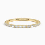 Delicate Gemma Baguette Diamond Ring (1/6 ct. tw.) Yellow Gold 18k Wedding Band