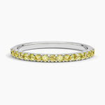 Yellow Lab Diamond Ring (1/4 ct. tw.) Platinum Wedding Band