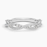 Luxe Secret Garden Diamond Ring Platinum Wedding Band