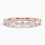 Grand Versailles Diamond Ring (1 ct. tw.) Rose Gold 18k Wedding Band
