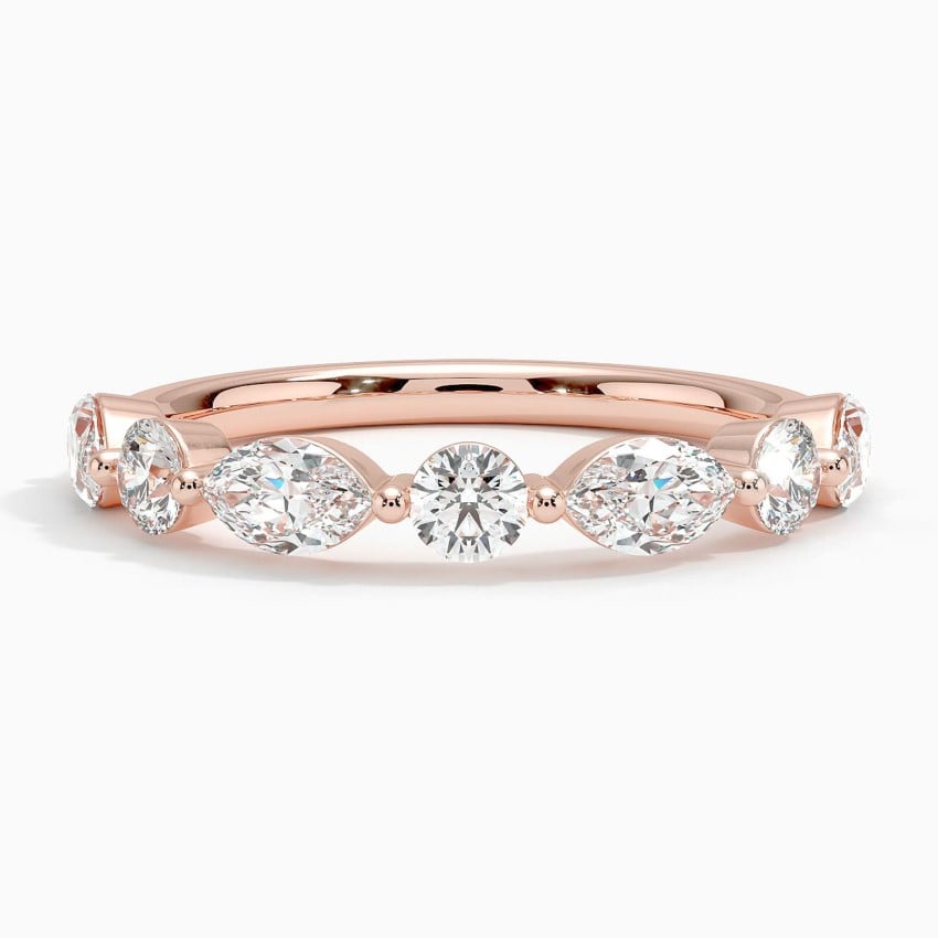 Grand Versailles Diamond Ring (1 ct. tw.) Rose Gold 18k Wedding Band