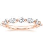 Grand Versailles Diamond Ring (1 ct. tw.) Rose Gold 18k Wedding Band