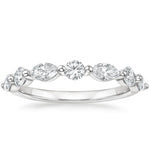 Grand Versailles Diamond Ring (1 ct. tw.) Platinum Wedding Band