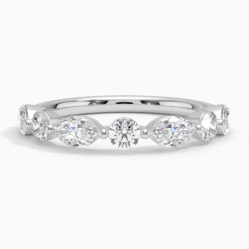 Grand Versailles Diamond Ring (1 ct. tw.) Platinum Wedding Band