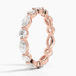 Grand Versailles Eternity Diamond Ring Rose Gold 18k Eternity Band