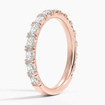 Nathalie Radiant Cut Lab Diamond Ring (7/8 ct. tw.) Rose Gold 18k Wedding Band