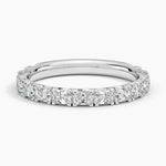 Nathalie Radiant Cut Lab Diamond Ring (7/8 ct. tw.) Platinum Wedding Band