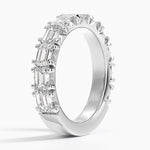 Nathalie Emerald Cut Lab Diamond Ring (2 1/2 ct. tw.) Platinum Wedding Band