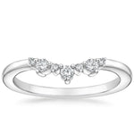 Aubrey Diamond Ring Platinum Wedding Band
