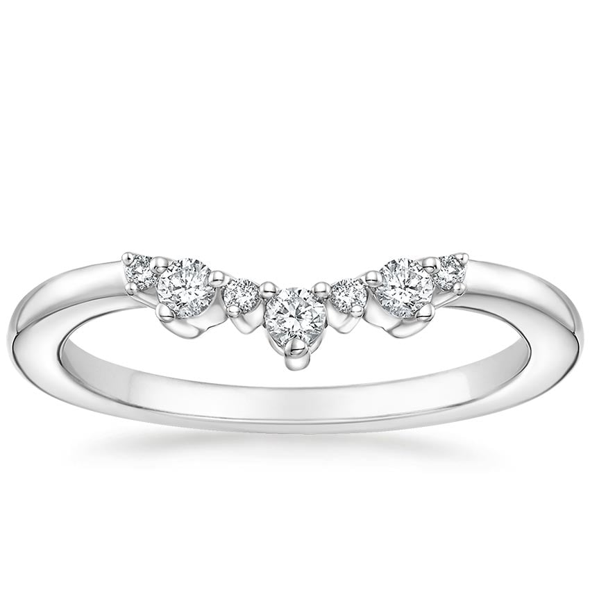 Aubrey Diamond Ring Platinum Wedding Band