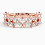 Prism Diamond Ring (1 1/6 ct. tw.) Rose Gold 18k Wedding Band