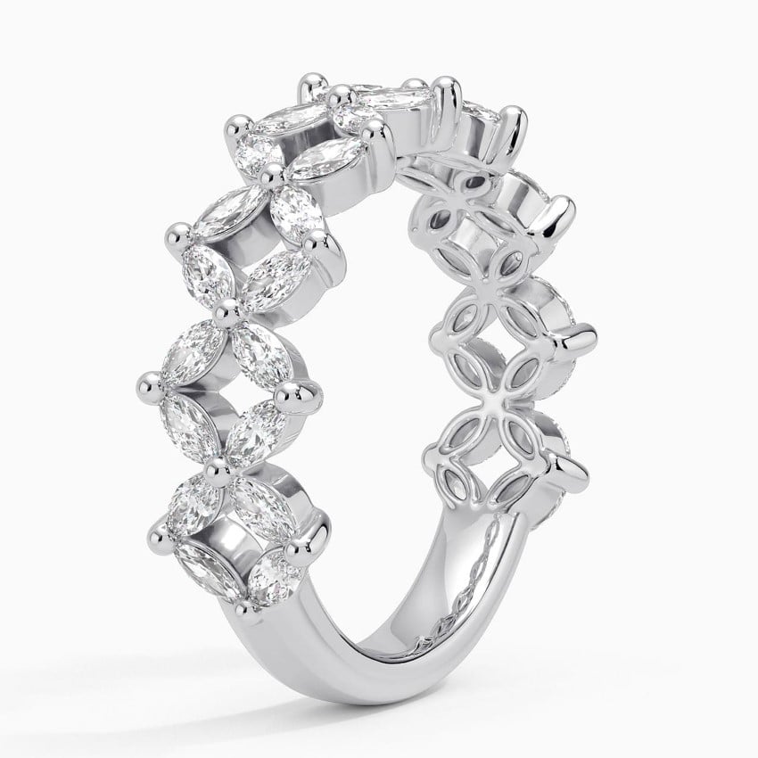 Prism Diamond Ring (1 1/6 ct. tw.) Platinum Wedding Band