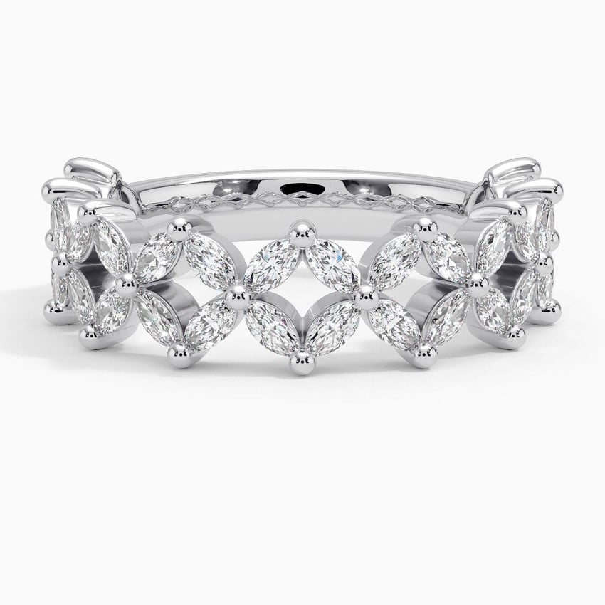 Prism Diamond Ring (1 1/6 ct. tw.) Platinum Wedding Band