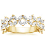 Prism Diamond Ring (1 1/6 ct. tw.) Yellow Gold 18k Wedding Band