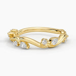 Vintage Secret Garden Diamond Ring (1/4 ct. tw.) Yellow Gold 18k Wedding Band