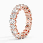 Oval Eternity Diamond Ring (4 ct. tw.) Rose Gold 18k Eternity Band