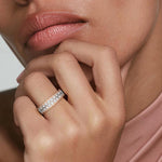 Ravenna Lab Diamond Ring (1 ct. tw.) Rose Gold 18k Wedding Band