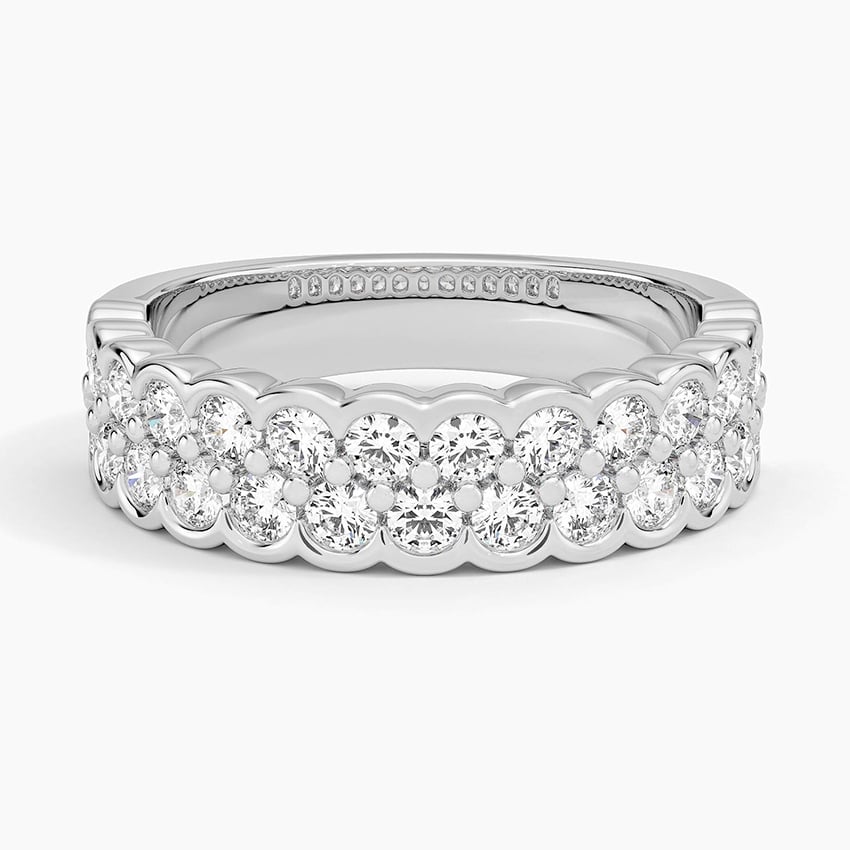 Ravenna Lab Diamond Ring (1 ct. tw.) Platinum Wedding Band