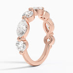 Grand Versailles Lab Diamond Ring (2 1/4 ct. tw.) Rose Gold 18k Wedding Band