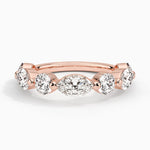 Grand Versailles Lab Diamond Ring (2 1/4 ct. tw.) Rose Gold 18k Wedding Band