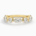 Grand Versailles Lab Diamond Ring (2 1/4 ct. tw.) Yellow Gold 18k Wedding Band