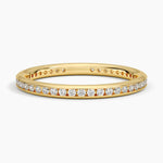 Tabitha Channel Set Eternity Lab Diamond Ring (1/3 ct. tw.) Yellow Gold 18k Eternity Band