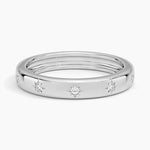 Evening Star Eternity 3mm Diamond Ring Platinum Eternity Band