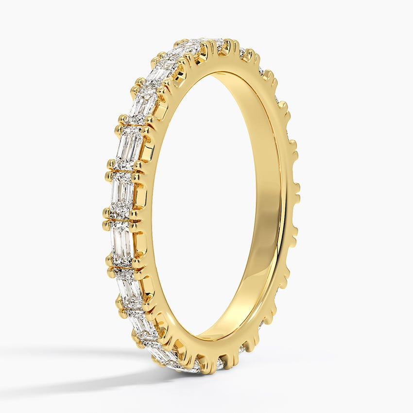 Gemma Baguette Eternity Diamond Ring (2/3 ct. tw.) Yellow Gold 18k Eternity Band