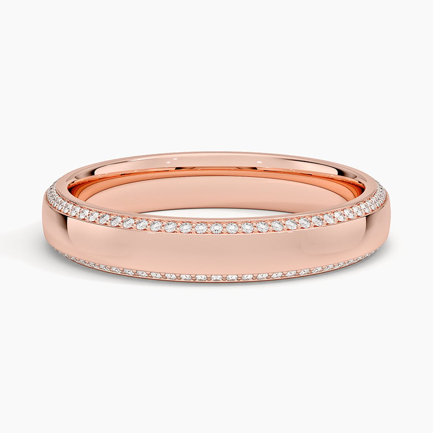 Avalon Eternity Diamond 4mm Wedding Ring (1/3 ct. tw.) Rose Gold 18k Eternity Band