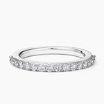 Shared Prong Diamond Ring (1/2 ct. tw.) Platinum Wedding Band
