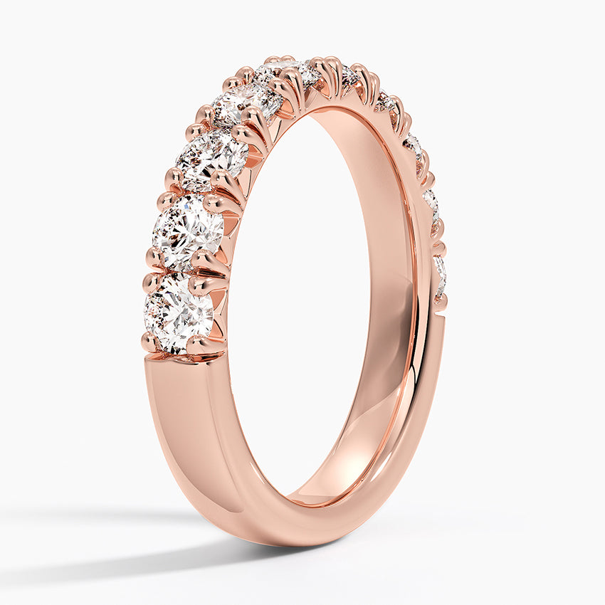 Gianna Pavé Diamond Ring (1 1/3 ct. tw.) Rose Gold 18k Wedding Band