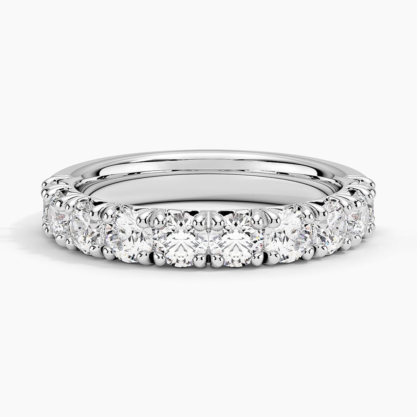 Gianna Pavé Diamond Ring (1 1/3 ct. tw.) Platinum Wedding Band