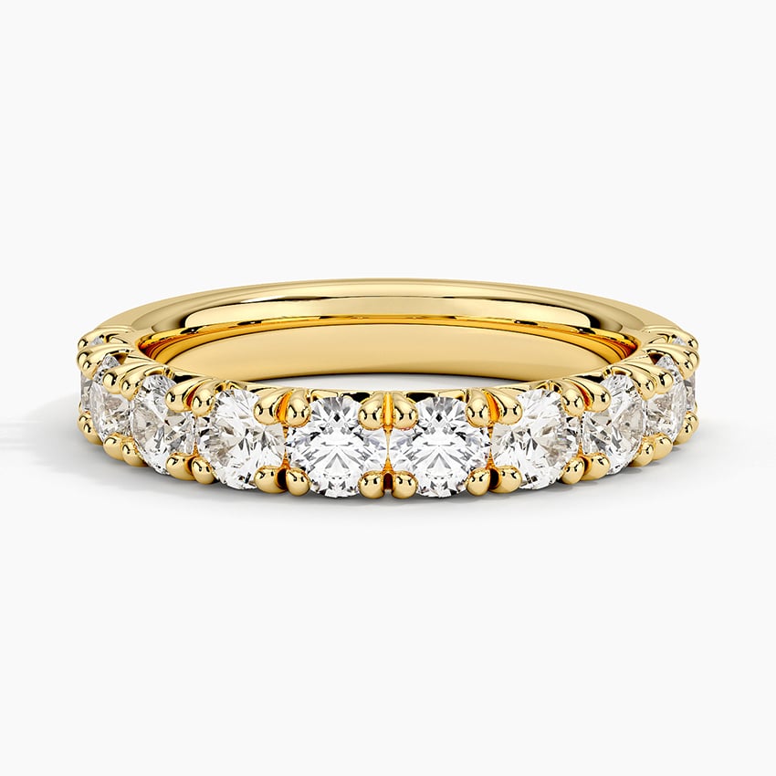 Gianna Pavé Diamond Ring (1 1/3 ct. tw.) Yellow Gold 18k Wedding Band