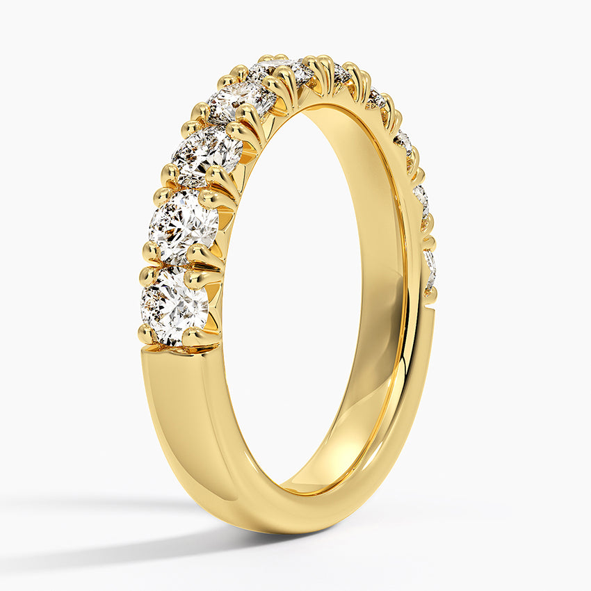 Gianna Pavé Diamond Ring (1 1/3 ct. tw.) Yellow Gold 18k Wedding Band