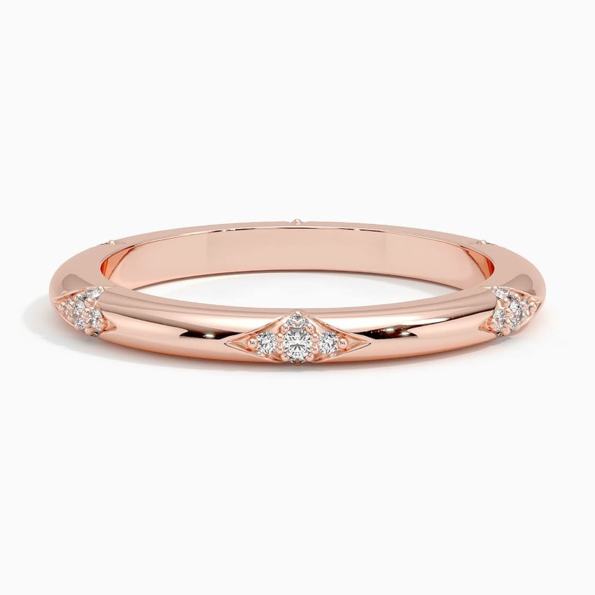 Alula Diamond Ring Rose Gold 18k Eternity Band