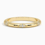 Alula Diamond Ring Yellow Gold 18k Eternity Band