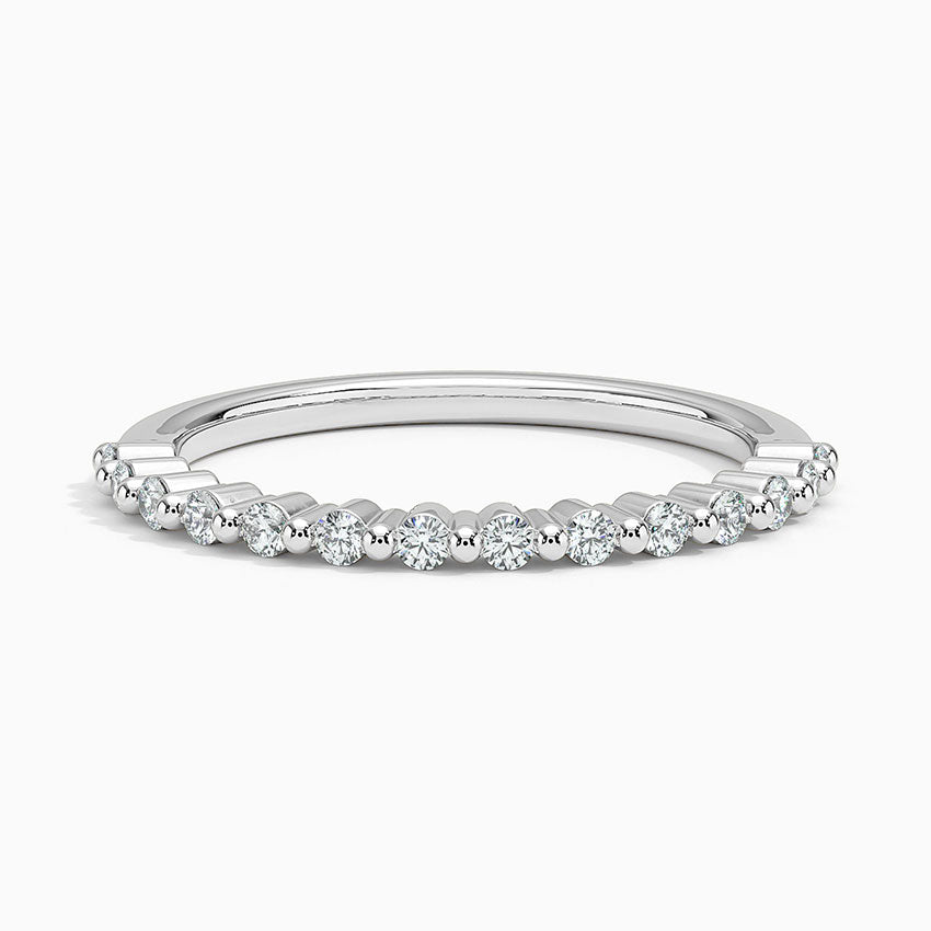 Milan Diamond Ring (1/5 ct. tw.) Platinum Wedding Band