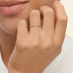Milan Diamond Ring (1/5 ct. tw.) Yellow Gold 18k Wedding Band