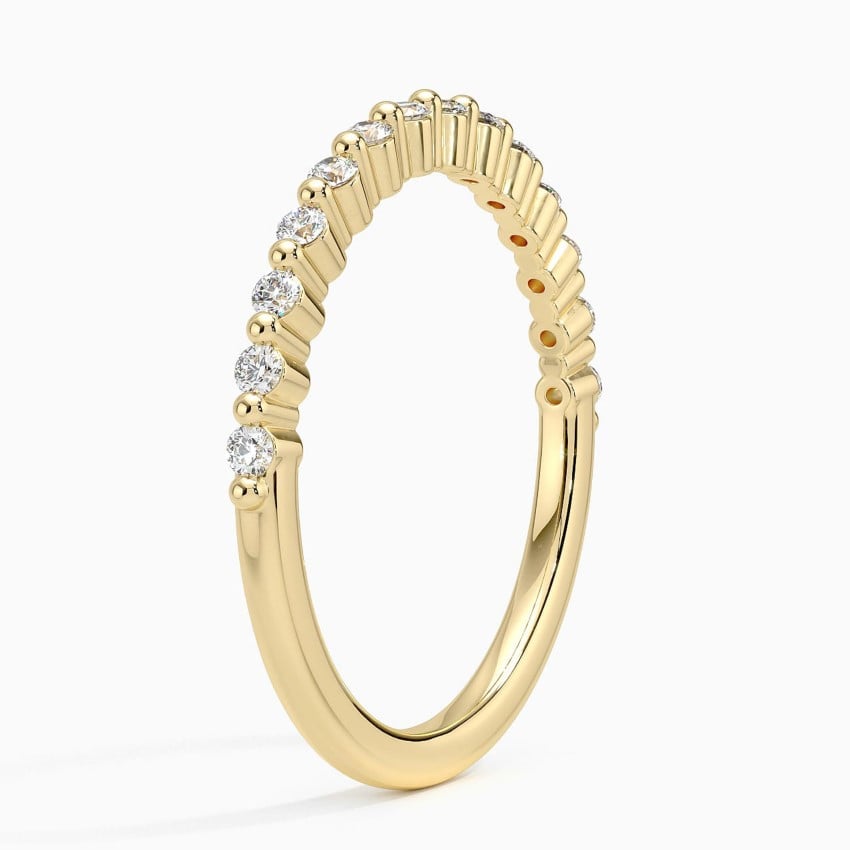 Milan Diamond Ring (1/5 ct. tw.) Yellow Gold 18k Wedding Band