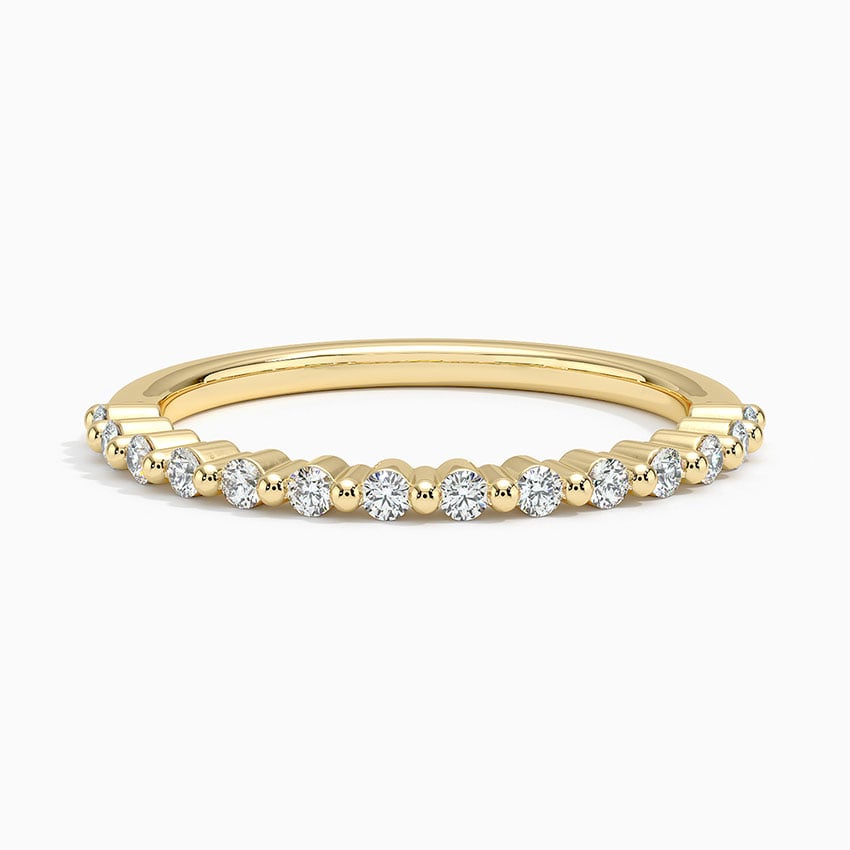 Milan Diamond Ring (1/5 ct. tw.) Yellow Gold 18k Wedding Band
