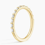 Lane Baguette Diamond Ring Yellow Gold 18k Wedding Band