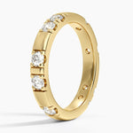 Astra 3.2mm Diamond Ring Yellow Gold 18k Wedding Band