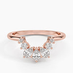 Diana Diamond Ring Rose Gold 18k Wedding Band