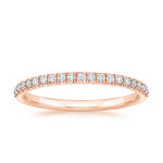 Delicate Amelie Diamond Ring (1/5 ct. tw.) Rose Gold 18k Wedding Band